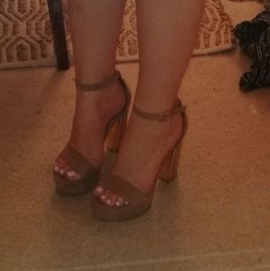 Gold bottom heels